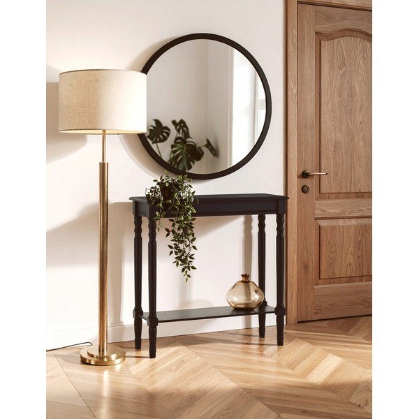 Mustast männist konsoollaud 30x80 cm Heritage - Premier Housewares-image-1