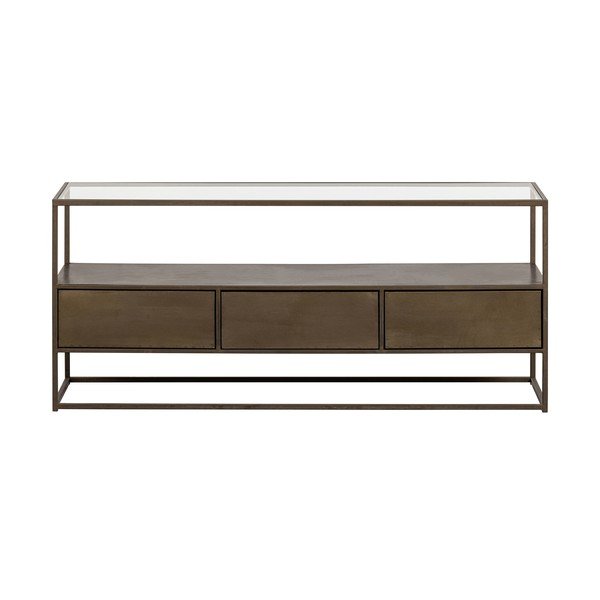 Kuldne metallist TV-alus 115x50 cm Depart - BePureHome-image-4