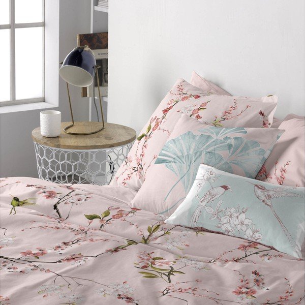 Komplekt 2 puuvillast padjapüürilehtedest Rose Chinoiserie - Happy Friday Basic-image-1