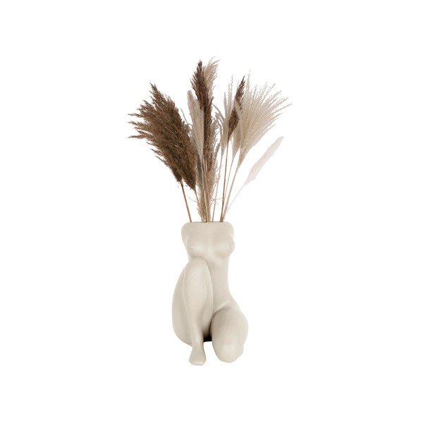 Kreemjas vaas Sitting Lady - PT LIVING-image-2