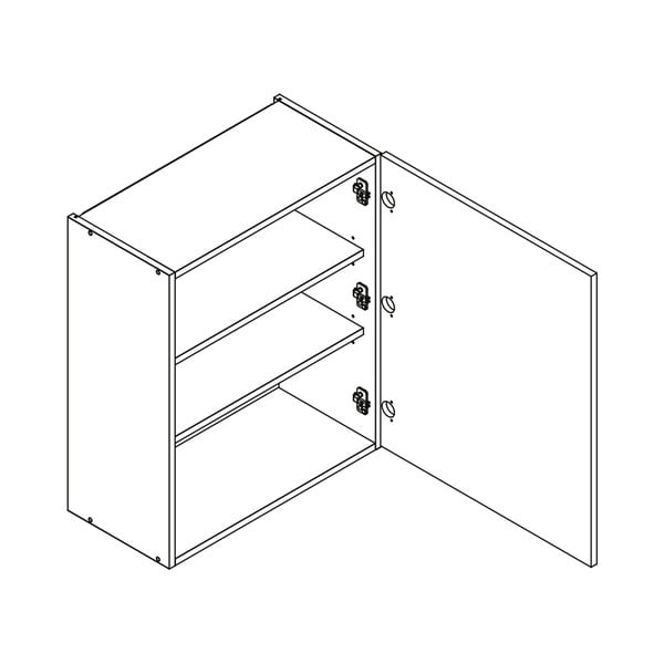 Ülemine köögikapp (laius 60 cm) Brodie - STOLKAR-image-3
