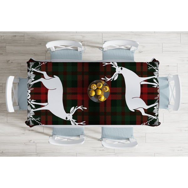 Jõululaudlina puuvillase seguga tartan, 140 x 180 cm Christmas - Minimalist Cushion Covers-image-1