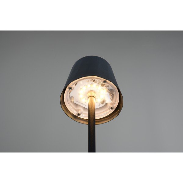 Must LED laualamp metallvarjuga (kõrgus 21 cm) Diaz - Reality-image-2