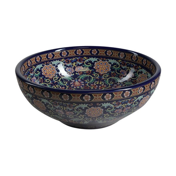 Tumesinine keraamiline ümmargune valamu ø 41 cm Priori - Sapho-image-2