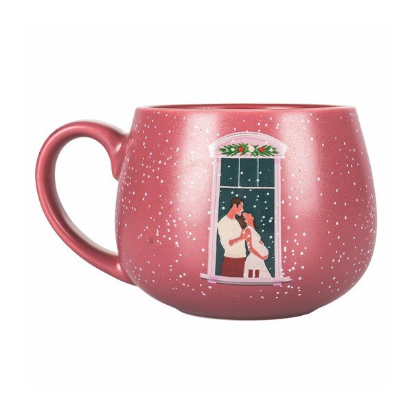 Roosa jõuluportselanist kruus 400 ml Pink Xmas - VDE Tivoli 1996-image-2