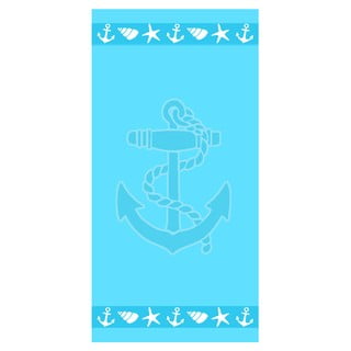 Sinine puuvillane frotee rannarätik 70x140 cm   Anchor – B.E.S.