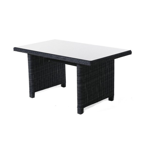 Hall kunstlik rotangist aiasaali komplekt 9-le inimesele Houston - Rojaplast-image-1