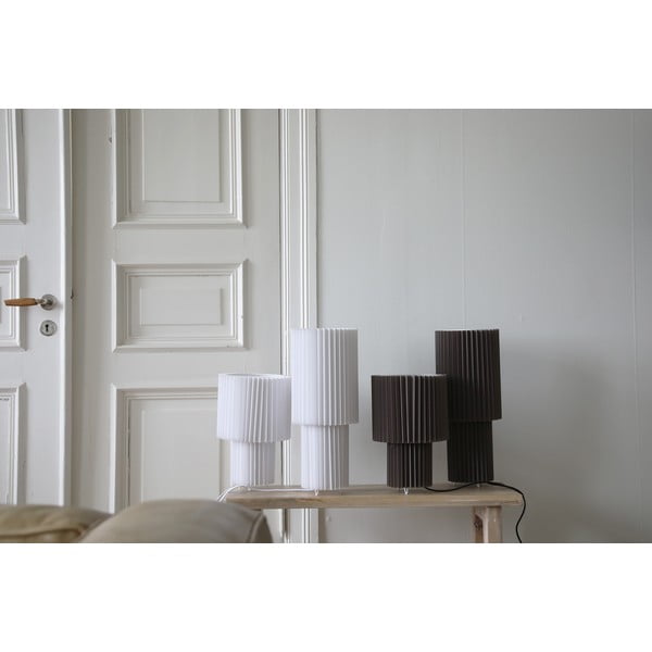 Valge lauavalgusti tekstiilist varjuga (kõrgus 32 cm) Catis - Markslöjd-image-3