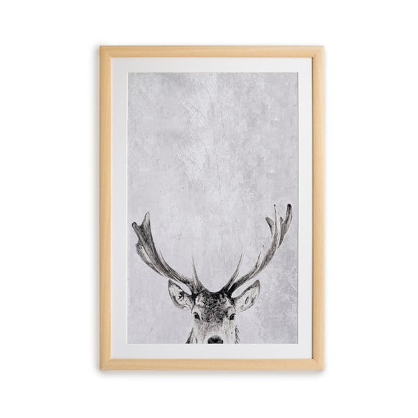 Seinamaal raamides, 35 x 45 cm Deer - Surdic