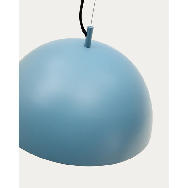 Sinine rippvalgusti metallist varjuga ø 39,5 cm Catlar - Kave Home-image-4