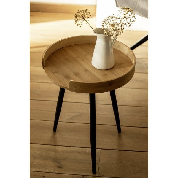 Bambusest ümmargune kohvilaud ø 40 cm Loft - Wenko-image-2
