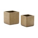 Tehiskivist lillepoti katted 2tk komplektis Minoa - Kave Home