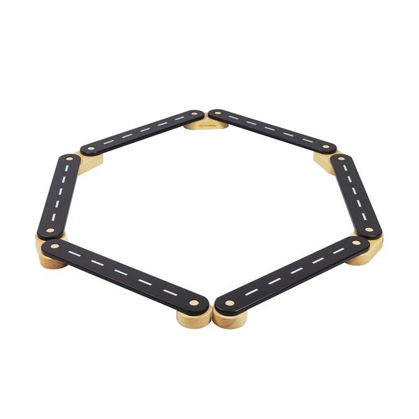 Must männipuidust sensoorne rada lastele 10x408x5 cm Montessori - Meowbaby