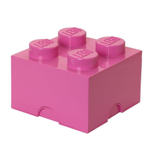 Růžový úložný box čtverec LEGO® Friends-image-1