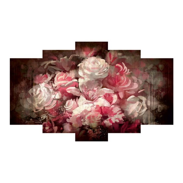 5dílný obraz Roses
