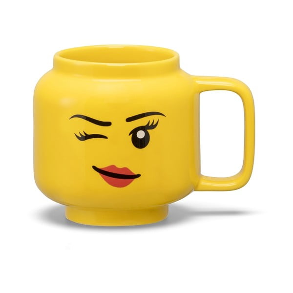 Kollane keraamiline beebimokk 255 ml Head - LEGO®