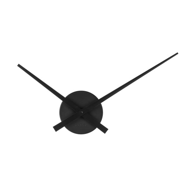 Černé nástěnné hodiny Karlsson Mini