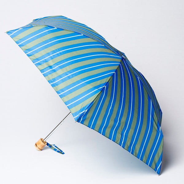 Skládací deštník Alvarez Stripe Green Blue