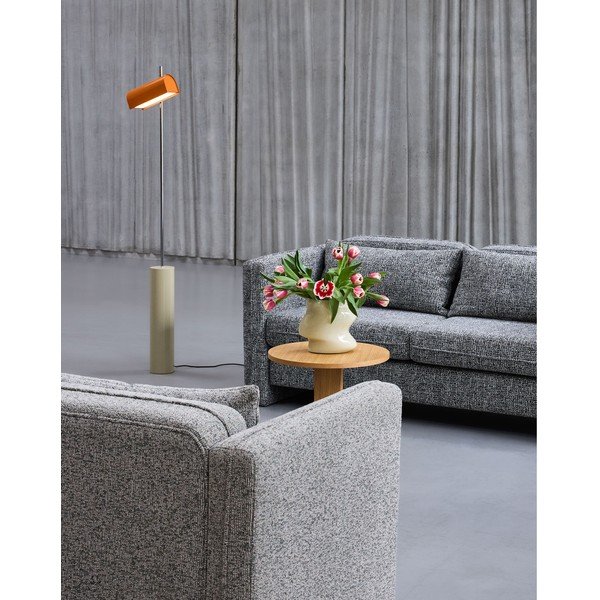 Oranž LED-põrandalamp hämardatav (kõrgus 160 cm) Reflector - Hübsch-image-1