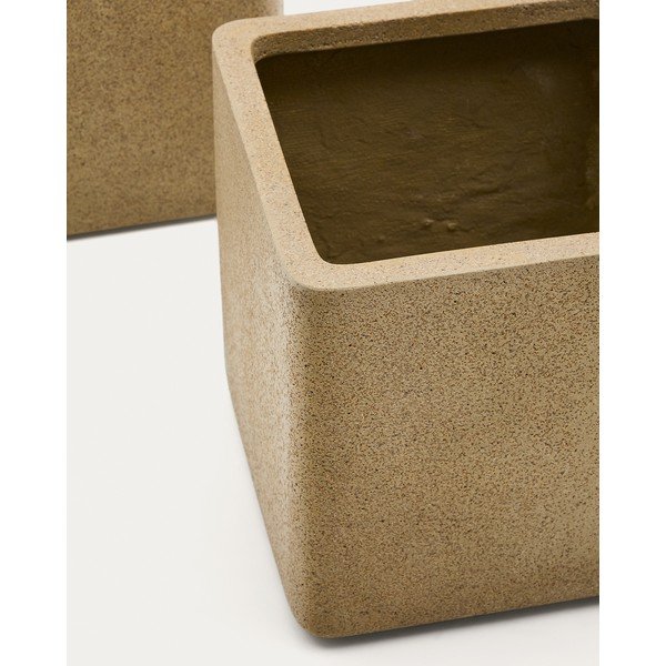 Tehiskivist lillepoti katted 2tk komplektis Minoa - Kave Home-image-3