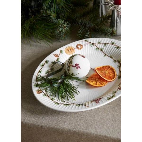 Portselanist kandik jõulumotiiviga 22,5x28,5 cm Hammershøi Christmas - Kähler Design-image-1