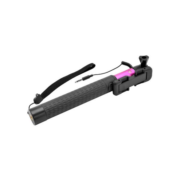 Teleskopický selfie stick FIXED, růžový-image-4