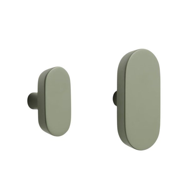 Rohelised pöögipuidust seinakonksud 2tk komplektis Arely - Kave Home