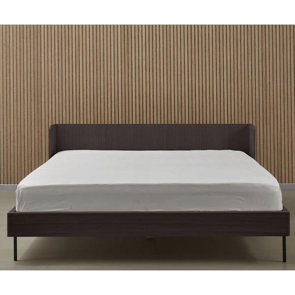 Must tammedekooriga kaheinimesevoodi 180x200 cm Wrap – Bonami Selection-image-3