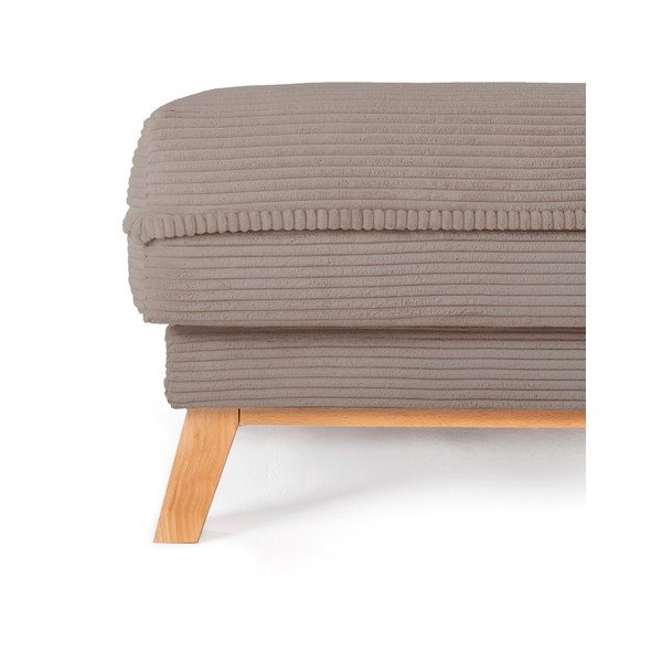Hallikaspruunist velvetist jalapink Tori - Bonami Selection-image-2