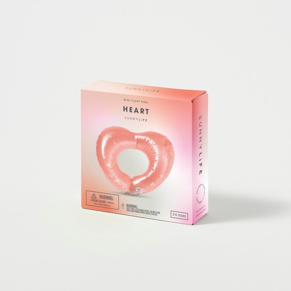 Laste täispuhutav rõngas Heart - Sunnylife-image-3