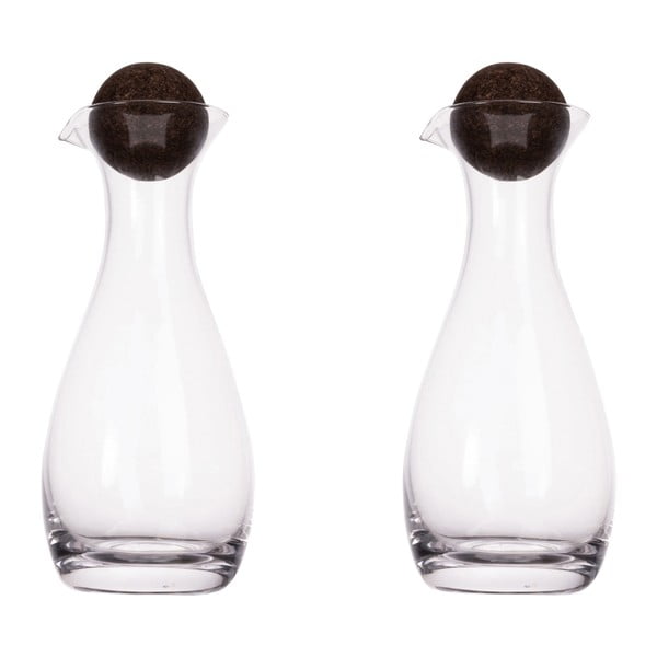 Õli ja äädika pudelid, 2 tk komplektis Nature - Sagaform