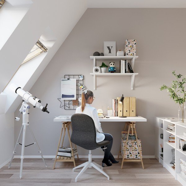 Must lauavalgusti (kõrgus 43 cm) Etna - Sollux-image-4