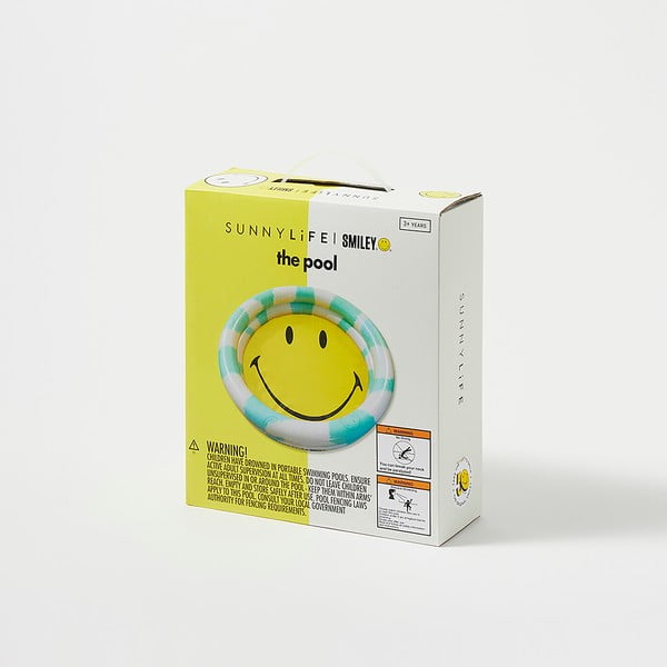 Täispuhutav bassein ø 165 cm Smiley – Sunnylife-image-4