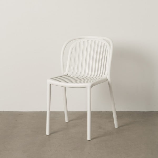 Valge plastikust söögitool Alia - Ixia-image-1