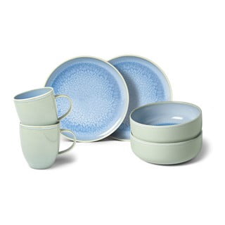 6-osaline komplekt türkiissiniseid portselanist nõusid Villeroy & Boch Like Crafted - like | Villeroy & Boch