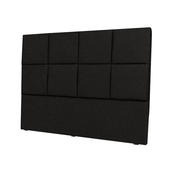Černé čelo postele Mazzini Sofas Barletta, 140 x 120 cm-image-3