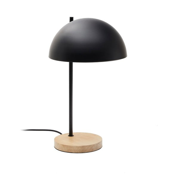 Must lauavalgusti metallist varjuga (kõrgus 48,5 cm) Catlar - Kave Home