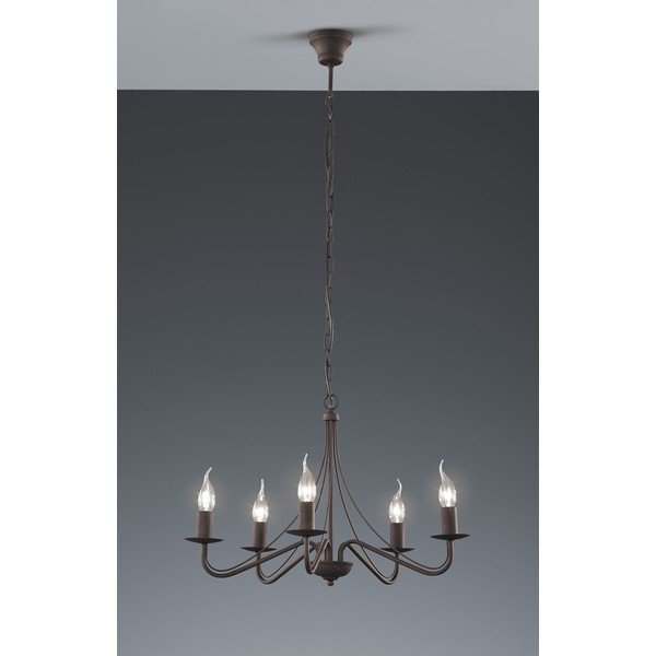 Pronksvärvi metallist rippvalgusti ø 55 cm Country - Reality-image-2