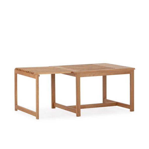 Naturaalsest tammepuidust kohvilaud 60x70 cm Unai - MOME