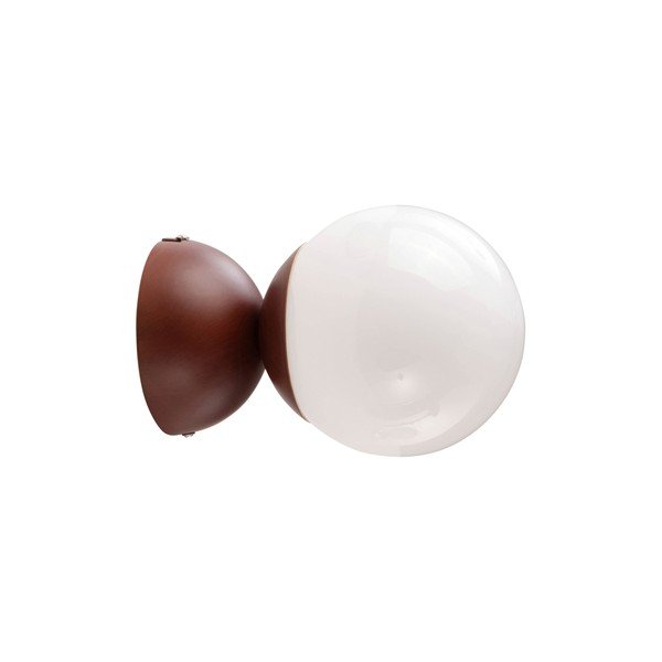 Valge/pruun opaalklaasist laevalgusti ø 15 cm Leah - Jotex-image-3