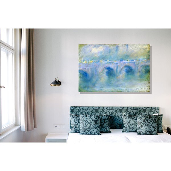 Maali reproduktsioon , 90 x 60 cm Claude Monet - Le Pont de Waterloo - Fedkolor-image-1