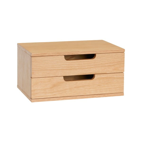 Tammedekooriga rippuv öökapp koos riiulitega AtHand - Hübsch