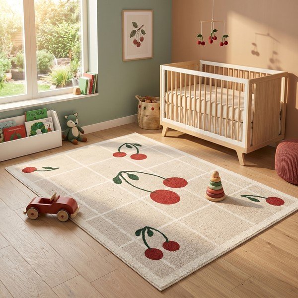 Beež laste vaip 120x170 cm Cherry - ESTE-image-3