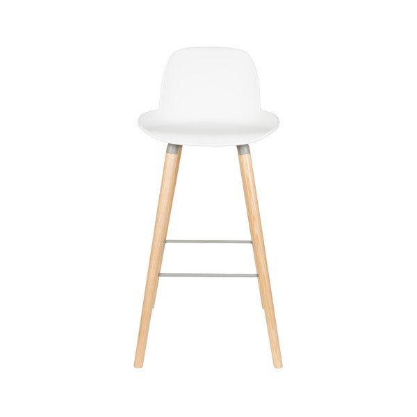2 valge baaritooli komplekt, istme kõrgus 75 cm Albert Kuip - Zuiver-image-3