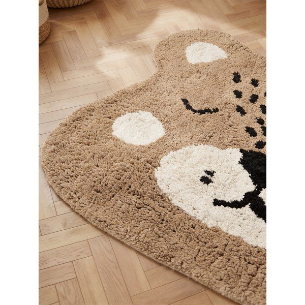 Helepruun pestav/käsitsi kootud puuvillane lastevaip 93x120 cm Snuggle Bea - Hanse Home-image-2