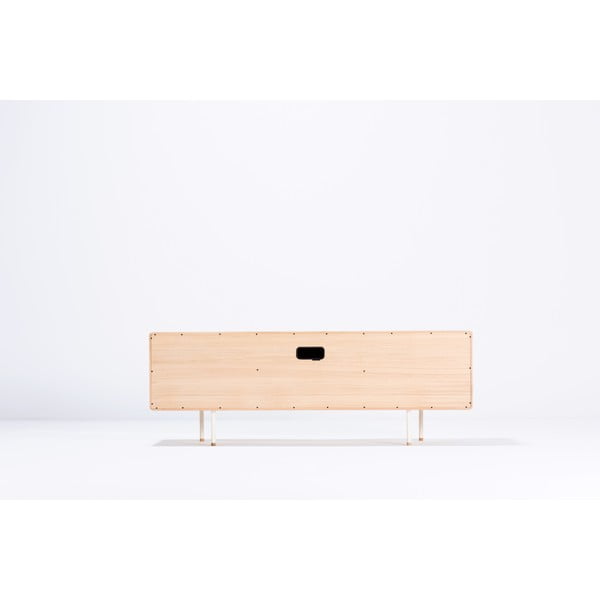 Valge tammepuust telerilaud 180x64 cm Fina – Gazzda-image-4