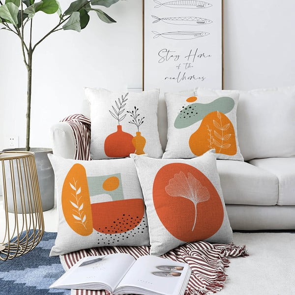 4 padjapüüri komplekt Glam, 55 x 55 cm - Minimalist Cushion Covers