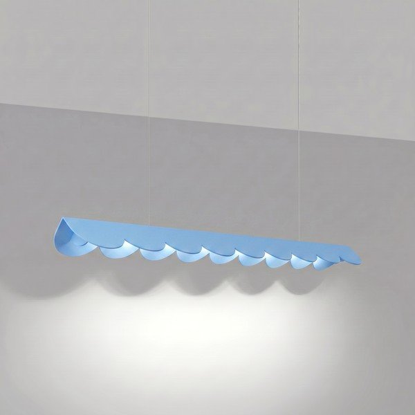 Helesinine alumiiniumist LED-rippvalgusti BISCUIT - Thoro-image-1