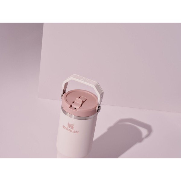 Heleroosa roostevabast terasest termospudel 410 ml IceFlow™ Flip Straw 2.0 Tumbler Rose Quartz - Stanley-image-4