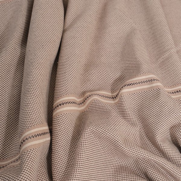 Hall ja beež puuvillane vannirätik , 70 x 130 cm Brunella - Foutastic-image-1